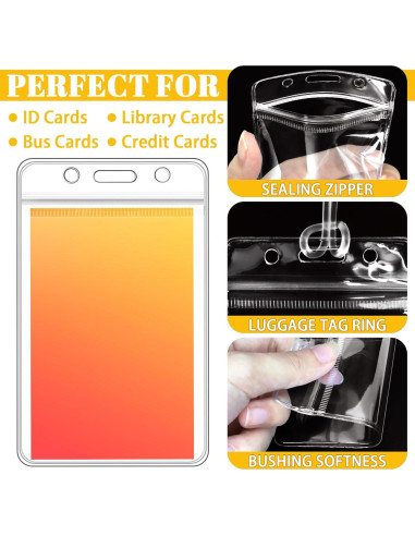 24 Soportes de Etiqueta de Equipaje WYOMER con Correas