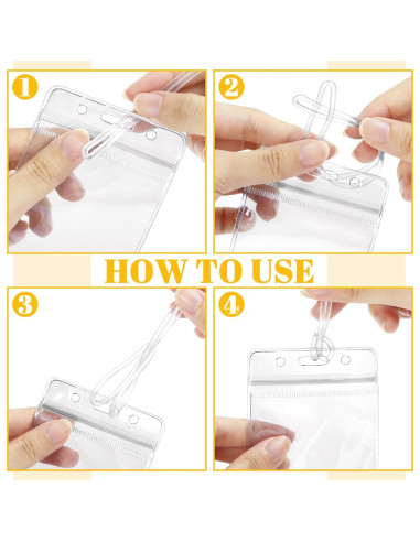 24 Soportes de Etiqueta de Equipaje WYOMER con Correas