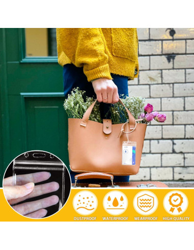 24 Soportes de Etiqueta de Equipaje WYOMER con Correas