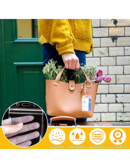 24 Soportes de Etiqueta de Equipaje WYOMER con Correas