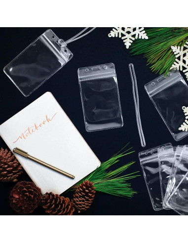 24 Soportes de Etiqueta de Equipaje WYOMER con Correas