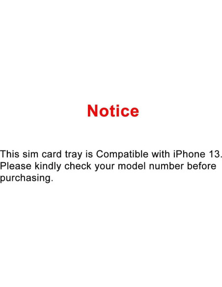 Soporte Bandeja SIM Perzework iPhone 13 Azul con Sello Impermeable