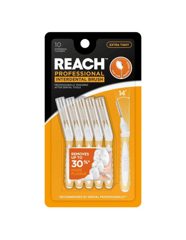 Limpiadores Interdentales Reach 0.7mm - 10 Cepillos para Dientes