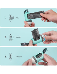 Dispensador de Bolsas de Excremento para Perros SVD.PET Azul 2