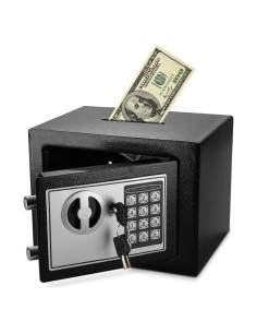 Caja Fuerte Electrónica Flexzion 9L con Combinación Digital Negra