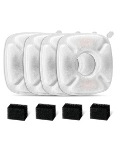 Filtros de Reemplazo Veken 8 Pcs para Fuente de Agua Mascotas