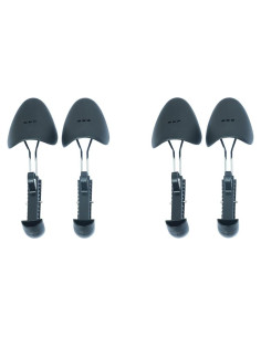 2 Pares de Árboles para Zapatos Ajustables Amberclare - Negro