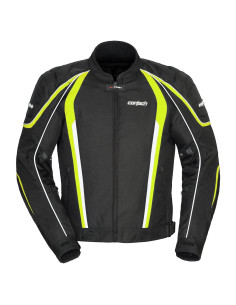 Chaqueta de Motocicleta Cortech Gx Sport 4.0 Negra/Alta Visibilidad SML