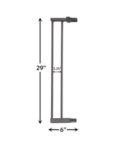 Extensión de Puerta para Mascotas MidWest 15,24 cm Grafito 2