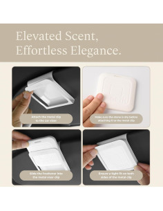 Kit de Fragancia para Automóvil Aeris - Clip + Piedra Recargable 2