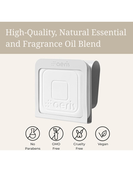 Kit de Fragancia para Automóvil Aeris - Clip + Piedra Recargable Kit de Fragancia para Automóvil Aeris - Clip + Piedra Recargable