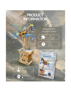 Puzzle 3D iló de Madera DIY para Adultos y Adolescentes 2