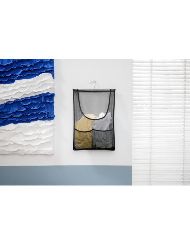 Organizador Colgante de Juguetes de Ducha Jelier Malla 52x36cm Negro