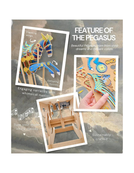 Puzzle 3D iló de Madera DIY para Adultos y Adolescentes