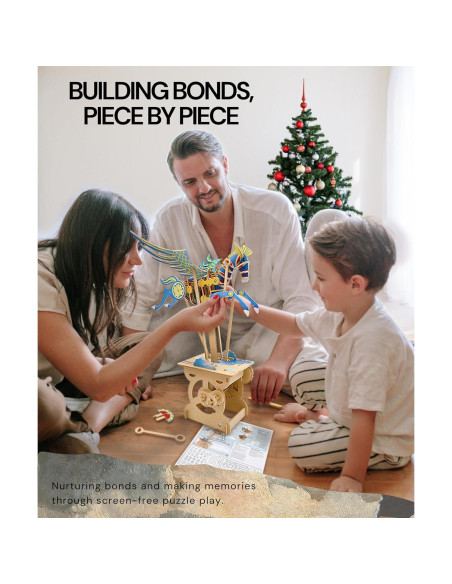 Puzzle 3D iló de Madera DIY para Adultos y Adolescentes