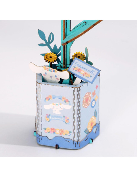 Rompecabezas 3D de Madera Girasol Cinnamoroll Manos Craft