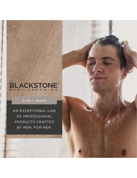 Blackstone Lavado 3 en 1 para Hombres - Bourbon y Cedro 946 ml