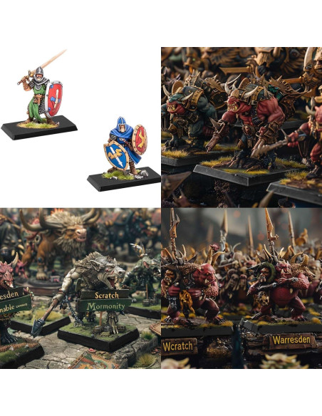 Bases Mixtas para Juegos de Guerra Evemodel 55pcs 4 Tamaños Bases Mixtas para Juegos de Guerra Evemodel 55pcs 4 Tamaños