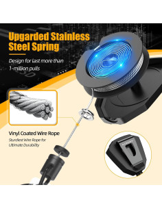 Llavero Retráctil Oaridey con Clip para Cinturón 80.8 cm 2