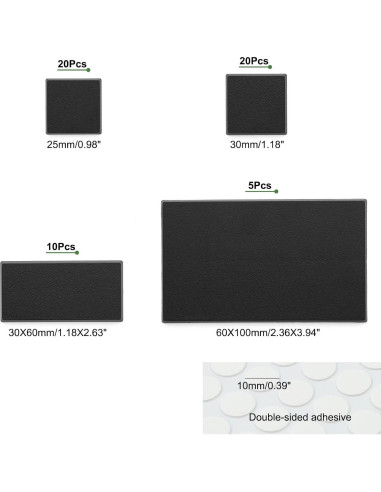 Bases Mixtas para Juegos de Guerra Evemodel 55pcs 4 Tamaños