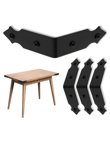 Protectores de Esquinas de Metal KOXHERO 8.89 cm 4 Piezas