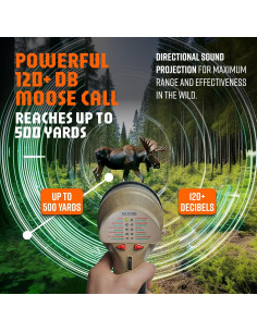 Llamador Electrónico Cass Creek Mega Amp 20X Caza 20 Sonidos 2