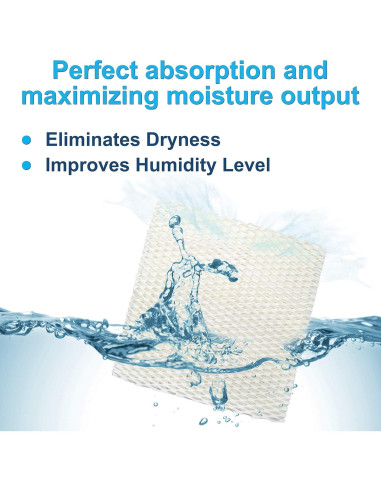 Filtro de Mecha Humidificador HQRP 2-Pack Compatible Sears Kenmore