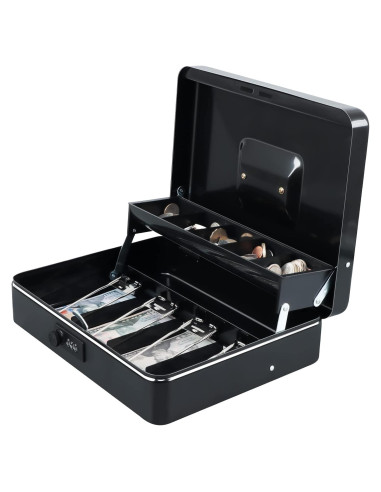 Caja de Efectivo Xydled con Cerradura de Combinación 30x24x9cm