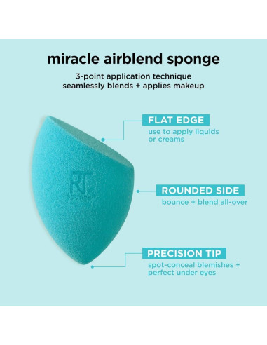 Paquete de 6 Esponjas de Maquillaje Real Techniques Variadas