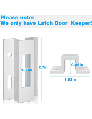 Guardia de Puerta Corrediza Kscjdg E 2124 Aluminio Blanco
