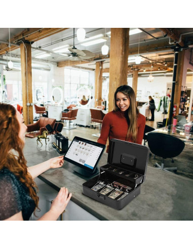 Caja de Efectivo Xydled con Cerradura de Combinación 30x24x9cm