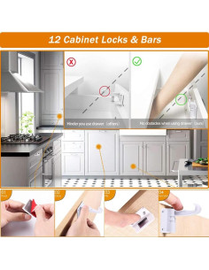 Kit de Protección Infantil Baitiny 58 Piezas Seguridad Bebés 2