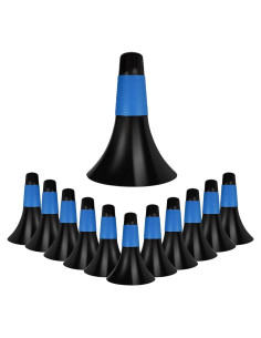 12 Conos de Entrenamiento JRONG Tols 22.86 cm para Fútbol y Baloncesto