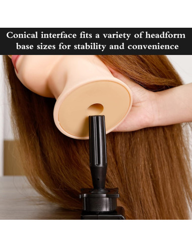 Soporte de Cabeza de Maniquí BARBERPLAN Pequeño con Abrazadera