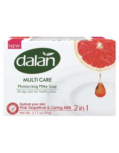 Jabón Hidratante Dalan Multi Cuidado 90g x3 Pomelo Rosa