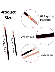 Pasadores de Metal Textention para Cabello 20pcs Negros 2