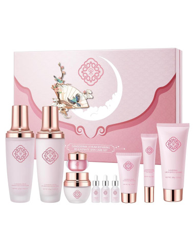 Set de Cuidado de la Piel Ganoderma AESTHTANY 10 Piezas Hidratante