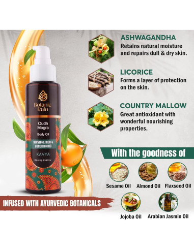 Aceite Corporal Orgánico y Crema Nocturna Ayurvédica 100ml