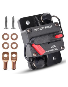 Interruptor de Circuito 30A Erayco Manual Impermeable 12V-48V