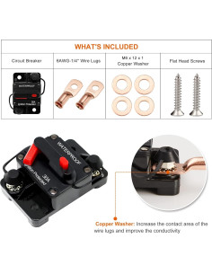 Interruptor de Circuito 30A Erayco Manual Impermeable 12V-48V 2