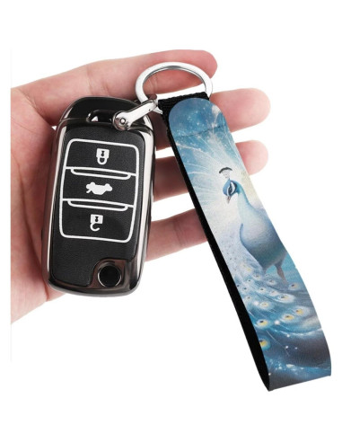 Porta llaves de neopreno Jeiento con muñequera 14.2 cm