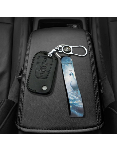 Porta llaves de neopreno Jeiento con muñequera 14.2 cm