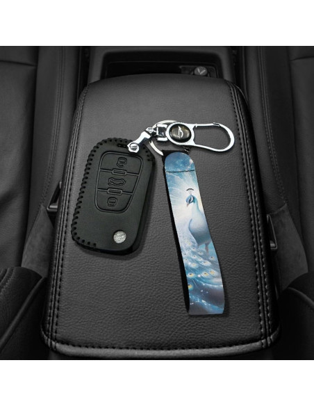 Porta llaves de neopreno Jeiento con muñequera 14.2 cm