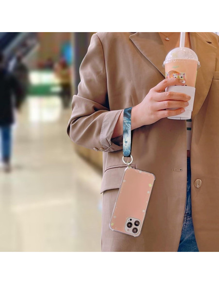 Porta llaves de neopreno Jeiento con muñequera 14.2 cm