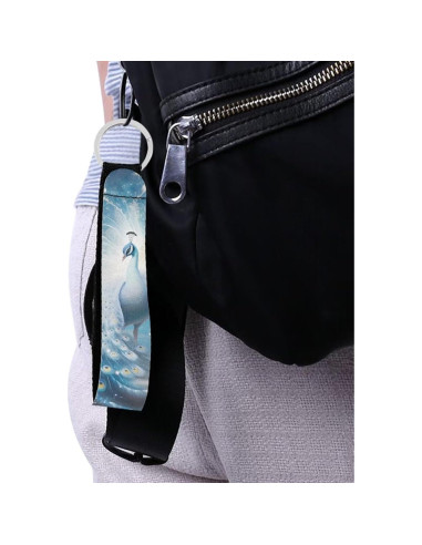 Porta llaves de neopreno Jeiento con muñequera 14.2 cm