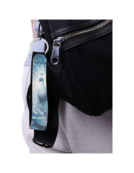 Porta llaves de neopreno Jeiento con muñequera 14.2 cm