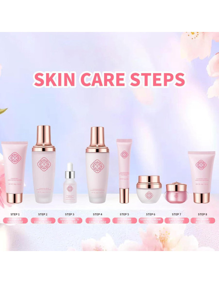 Set de Cuidado de la Piel Ganoderma AESTHTANY 10 Piezas Hidratante