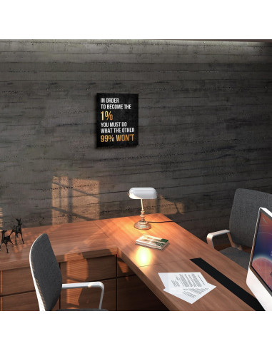 Arte de Pared Motivacional Istrion Lienzo Enmarcado 40x30 cm