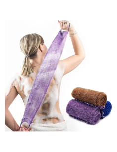 Esponja de Red Africana Dr.Pedi 3 Piezas con Mangos 80 cm