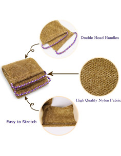 Esponja de Red Africana Dr.Pedi 3 Piezas con Mangos 80 cm 2